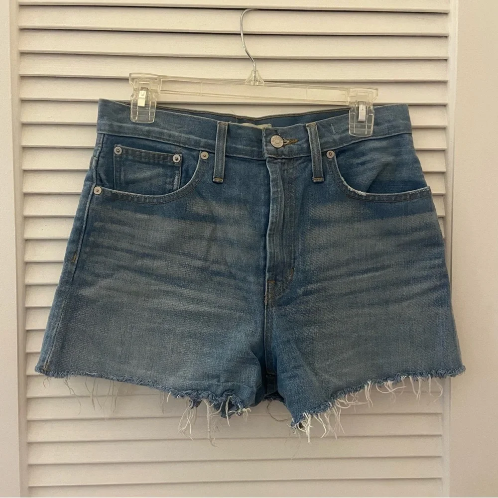 Madewell Perfect Vintage Denim Jean Short in Bowman Wash - Picture 3 of 10